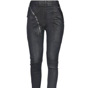 RICK OWENS SS14 VICIOUS AIRCUT Black Mineral Denim Pants
